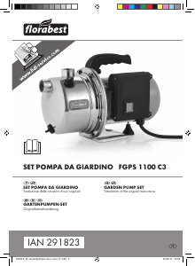 Manuale Florabest IAN 291823 Pompa da giardino