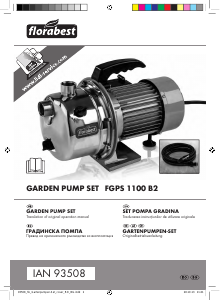 Manual Florabest IAN 93508 Pompă de grădină