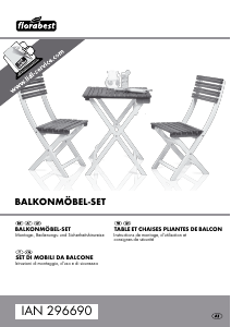 Mode d’emploi Florabest IAN 296690 Table de jardin
