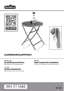 Mode d’emploi Florabest IAN 311646 Table de jardin