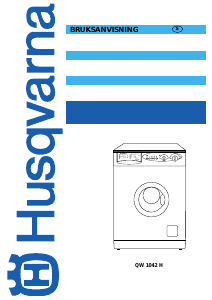 Bruksanvisning Husqvarna QW1042H Tvättmaskin