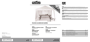 Brugsanvisning Florabest IAN 273103 Pavillon