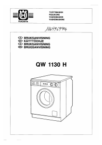 Bruksanvisning Husqvarna QW1130H Tvättmaskin