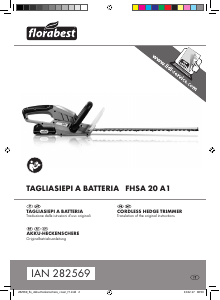 Manuale Florabest IAN 282569 Tagliasiepi