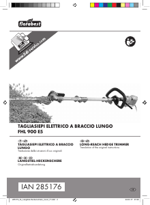 Manuale Florabest IAN 285176 Tagliasiepi