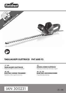 Manuale Florabest IAN 300231 Tagliasiepi