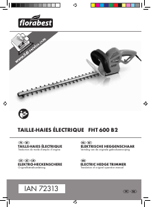 Mode d’emploi Florabest IAN 72313 Taille-haies