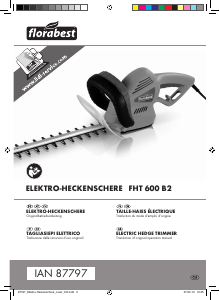 Manuale Florabest IAN 87797 Tagliasiepi