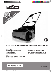 Handleiding Florabest IAN 93500 Verticuteermachine