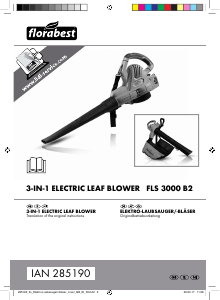 Manual Florabest IAN 285190 Leaf Blower
