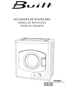 Manual Built BLT SR 6 Máquina de secar roupa