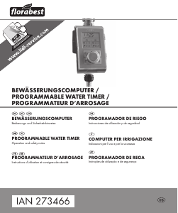Mode d’emploi Florabest IAN 273466 Programmateur d’arrosage