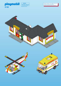Mode d’emploi Playmobil set 3130 Rescue Porte coulissante hôpital