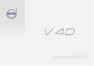 Bruksanvisning Volvo V40 (2016)