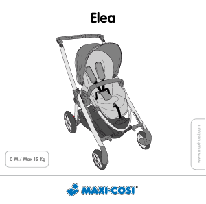 Manual Maxi-Cosi Elea Carrinho de bebé