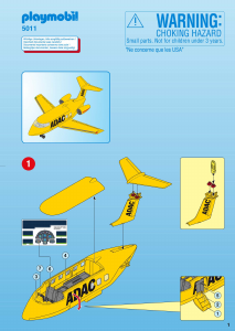 Manuale Playmobil set 5011 Rescue Grande set ADAC