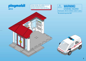 Manuale Playmobil set 5012 Rescue Soccorso clinica ambulanza