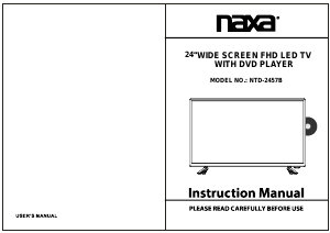 Handleiding Naxa NTD-2457B LED televisie