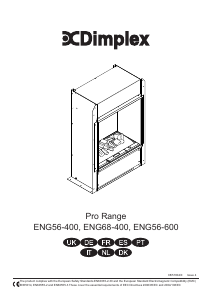 Manual de uso Dimplex Pro Range ENG56-600 Chimenea electrica