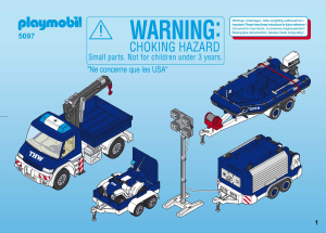 Manuale Playmobil set 5097 Rescue Megaset