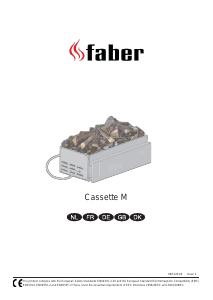 Handleiding Faber Cassette M Elektrische haard