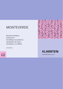 Manuale Klarstein 10035788 Monteverde Ventilatore