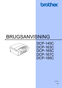 Brugsanvisning Brother DCP-163C Multifunktionsprinter