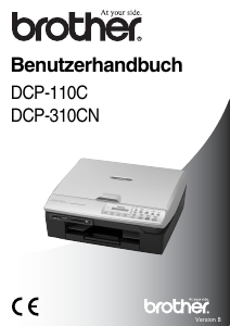Bedienungsanleitung Brother DCP-310CN Multifunktionsdrucker