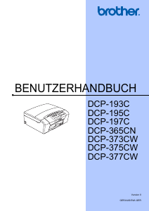 Bedienungsanleitung Brother DCP-365CN Multifunktionsdrucker