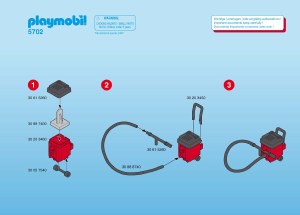 Manuale Playmobil set 5702 Rescue Unità di decontaminazione