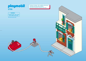 Mode d’emploi Playmobil set 5705 Rescue Les sauveteurs du feu