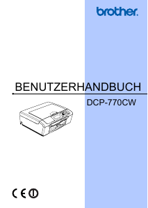 Bedienungsanleitung Brother DCP-770CW Multifunktionsdrucker