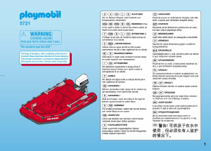 Manual Playmobil set 5721 Rescue Plută