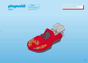 Mode d’emploi Playmobil set 5797 Rescue Jet ski