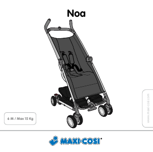 Handleiding Maxi-Cosi Noa Kinderwagen
