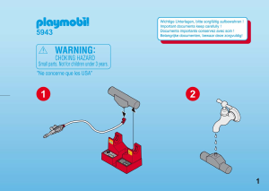 Mode d’emploi Playmobil set 5943 Rescue Unité de décontamination