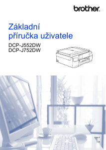 Manuál Brother DCP-J552DW Multifunkční tiskárna