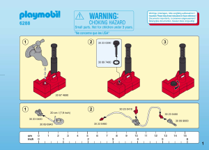 Manuale Playmobil set 6288 Rescue Attrezzature antincendio