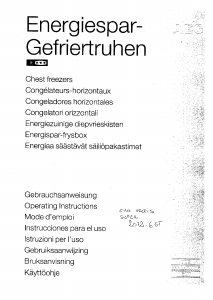 Mode d’emploi AEG A2683GTW Congélateur