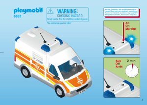 Manual Playmobil set 6685 Rescue Ambulanță