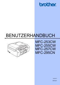 Bedienungsanleitung Brother MFC-255CW Multifunktionsdrucker