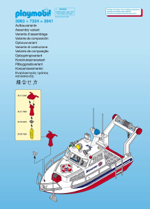 Manual de uso Playmobil set 7324 Rescue Bombero
