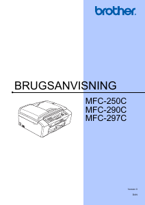 Brugsanvisning Brother MFC-297C Multifunktionsprinter