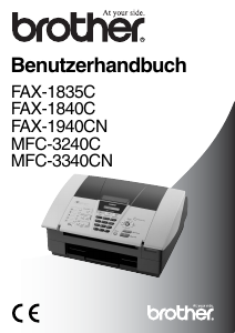 Bedienungsanleitung Brother MFC-3340CN Multifunktionsdrucker