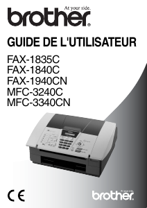 Mode d’emploi Brother MFC-3340CN Imprimante multifonction