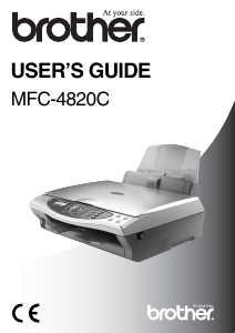 Manual Brother MFC-4820C Multifunctional Printer