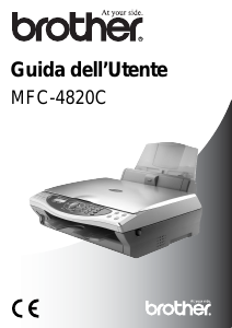 Manuale Brother MFC-4820C Stampante multifunzione