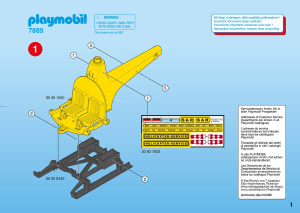 Mode d’emploi Playmobil set 7885 Rescue Hélicoptère