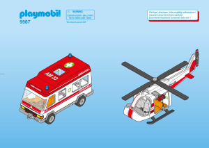 Manuale Playmobil set 9987 Rescue Superset
