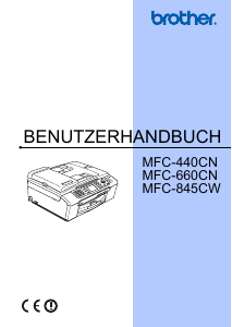 Bedienungsanleitung Brother MFC-660CN Multifunktionsdrucker